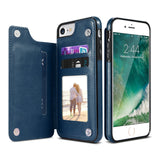 Leather Case For iPhone X 6 6s 7 8 Plus XS 5S SE