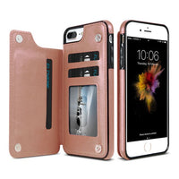 Leather Case For iPhone X 6 6s 7 8 Plus XS 5S SE