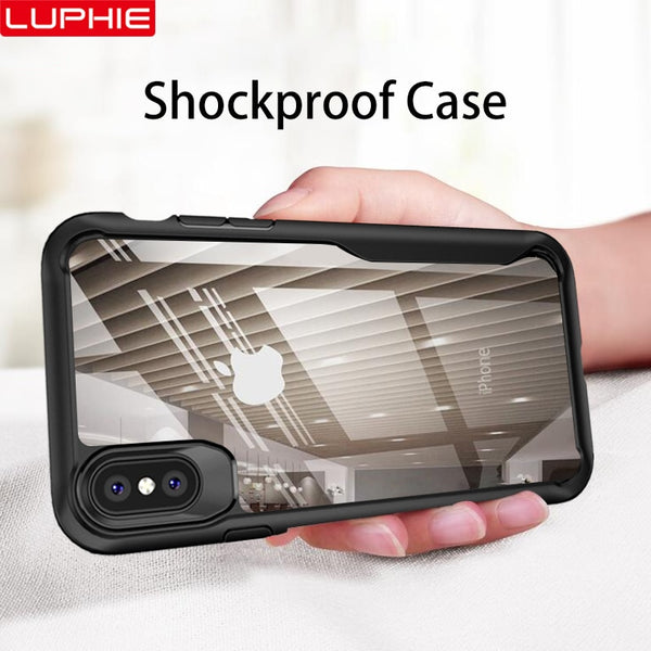 Case For iPhone XS XR 8 7 Plus Transparent Case