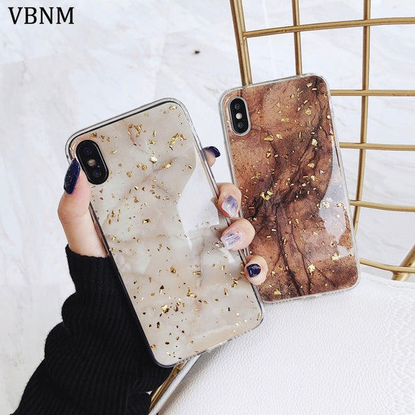 Gold Foil Bling Marble Phone Case