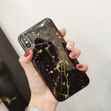 Gold Foil Bling Marble Phone Case