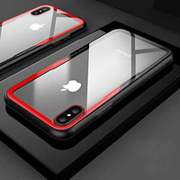 Case Tempered Glass Clear Transparent Back Cover Case