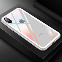 Case Tempered Glass Clear Transparent Back Cover Case