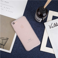 Case Luxury Soft Back Matte Color Cases