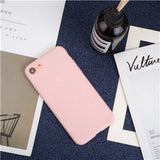 Case Luxury Soft Back Matte Color Cases