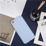 Case Luxury Soft Back Matte Color Cases