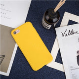 Case Luxury Soft Back Matte Color Cases