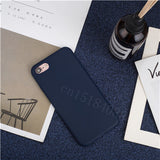 Case Luxury Soft Back Matte Color Cases