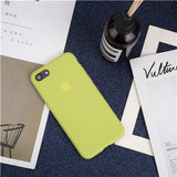 Case Luxury Soft Back Matte Color Cases