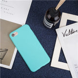 Case Luxury Soft Back Matte Color Cases