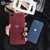 Case Lovebay Love Heart Pattern   Cover For Iphone 6 6S 7 8 Plus XS Max XR X