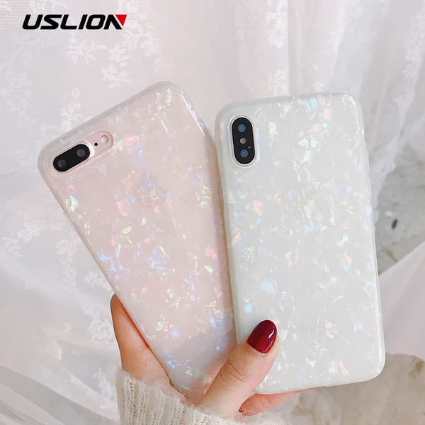 Phone Case For iPhone 7 8 Plus Dream Shell Pattern