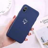 Case Lovebay Love Heart Pattern   Cover For Iphone 6 6S 7 8 Plus XS Max XR X