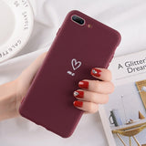 Case Lovebay Love Heart Pattern   Cover For Iphone 6 6S 7 8 Plus XS Max XR X