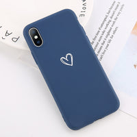 Case Lovebay Love Heart Pattern   Cover For Iphone 6 6S 7 8 Plus XS Max XR X