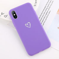 Case Lovebay Love Heart Pattern   Cover For Iphone 6 6S 7 8 Plus XS Max XR X