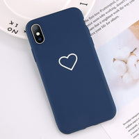 Case Lovebay Love Heart Pattern   Cover For Iphone 6 6S 7 8 Plus XS Max XR X