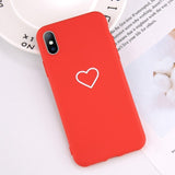 Case Lovebay Love Heart Pattern   Cover For Iphone 6 6S 7 8 Plus XS Max XR X