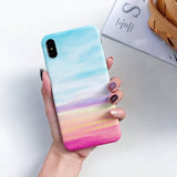 Case on For Coque iphone 7 XS MAX Case Soft TPU Back Cover