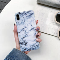 Case Marble Silicone Phone