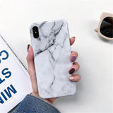 Case Marble Silicone Phone