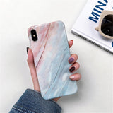 Case Marble Silicone Phone