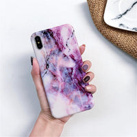 Case Marble Silicone Phone