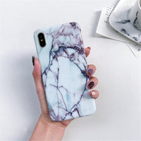 Case Marble Silicone Phone