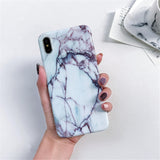 Case Marble Silicone Phone