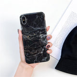 Case Marble Silicone Phone