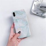 Case Marble Silicone Phone