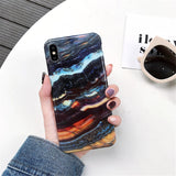 Case Marble Silicone Phone