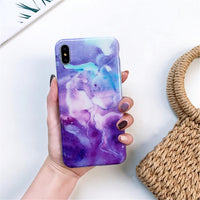 Case Marble Silicone Phone