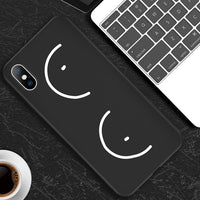 Lovebay Phone Case For iPhone 6 6s 7 8 Plus X XR XS Max 5 5s SE Fashion Abstract Art Lover Face Soft TPU For iPhone X Phone Case