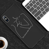 Lovebay Phone Case For iPhone 6 6s 7 8 Plus X XR XS Max 5 5s SE Fashion Abstract Art Lover Face Soft TPU For iPhone X Phone Case