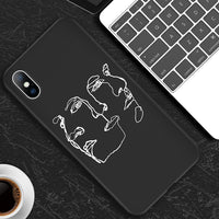 Lovebay Phone Case For iPhone 6 6s 7 8 Plus X XR XS Max 5 5s SE Fashion Abstract Art Lover Face Soft TPU For iPhone X Phone Case