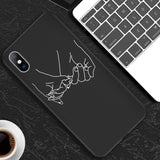 Lovebay Phone Case For iPhone 6 6s 7 8 Plus X XR XS Max 5 5s SE Fashion Abstract Art Lover Face Soft TPU For iPhone X Phone Case