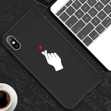 Lovebay Phone Case For iPhone 6 6s 7 8 Plus X XR XS Max 5 5s SE Fashion Abstract Art Lover Face Soft TPU For iPhone X Phone Case