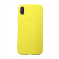 Case Solid Color Silicone Couples Cases For iphone XR X XS Max 6 6S 7 8 Plus C