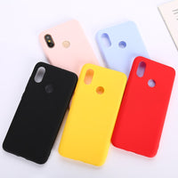 Case Silicone Case For Xiaomi Redmi Note 6 5 7 Pro Redmi 7 6 Pro 6A 5 Plus Matte Case