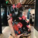 Case 3D Flower Emboss Case For Samsung Galaxy J7 J3 J5 A5 J4 J6 A6 Plus J8 A7