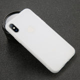 Case For iPhone 7 6 6s 8 X Plus 5 5s SE XR XS Max Simple Solid Color Ultrathin Soft TPU Case