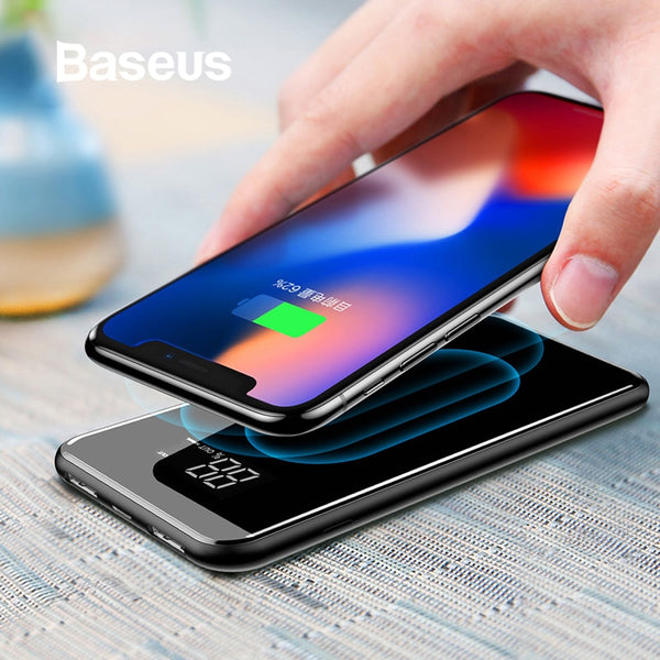 8000mAh QI Wireless Charger Power Bank