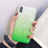 Phone Case For iPhone 7 8 Plus Dream Shell Pattern