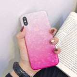 Phone Case For iPhone 7 8 Plus Dream Shell Pattern