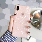 Phone Case For iPhone 7 8 Plus Dream Shell Pattern