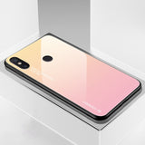 Gradient Tempered Glass Case For Xiaomi Redmi Note 7 5 6 Pro Pocophone