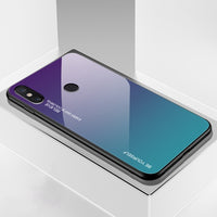 Gradient Tempered Glass Case For Xiaomi Redmi Note 7 5 6 Pro Pocophone