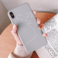 Case Cute 3D Emboss Cartoon Patterned Phone Case For iphone X 8 7 6 6S